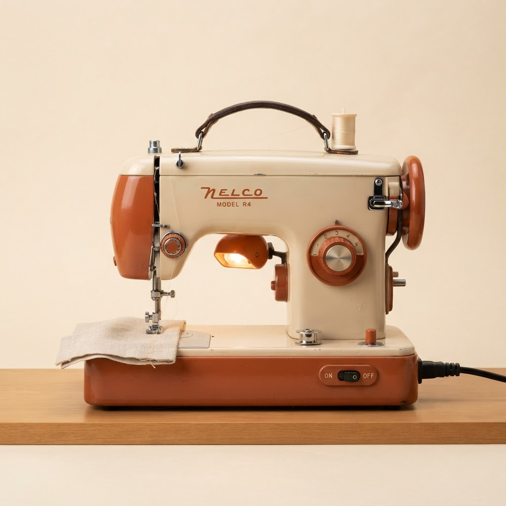 Wanderer Portable, a restored compact sewing machine from 1971