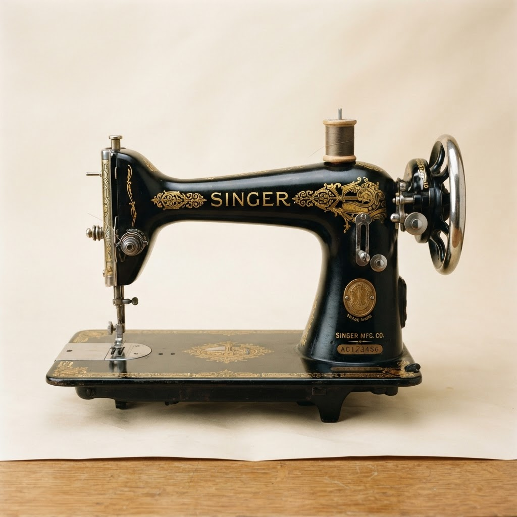 Ironclad No. 15, a restored straight stitch sewing machine from 1948